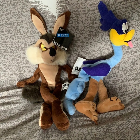 Vintage-Warner Bros. Beanbags (willie& roadrunner)